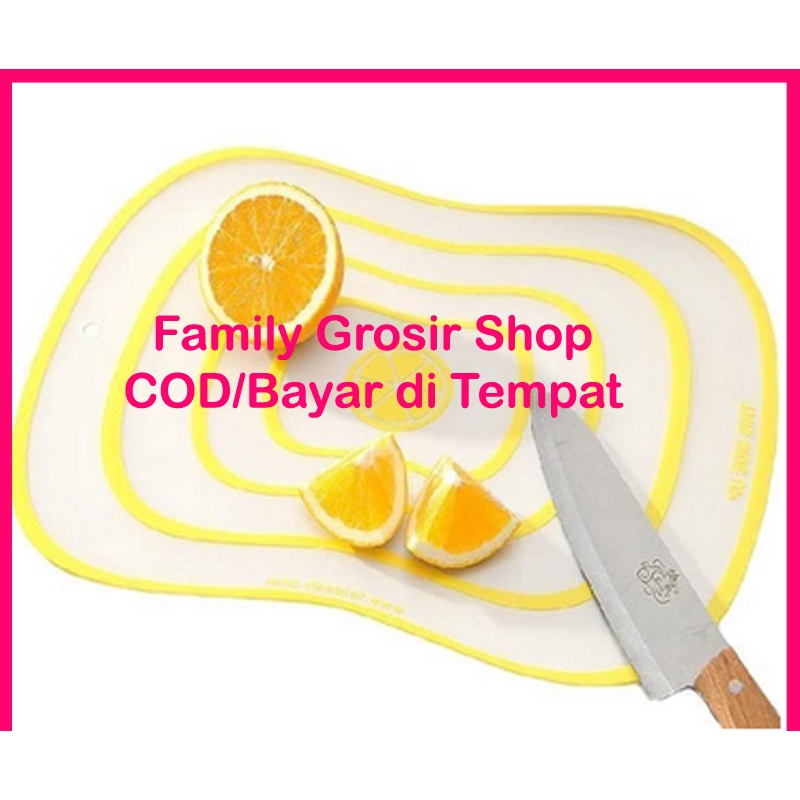 Talenan Transparan Flexible Alas Pemotong Serbaguna Cutting Board Alat Potong Dapur Motong Sayur