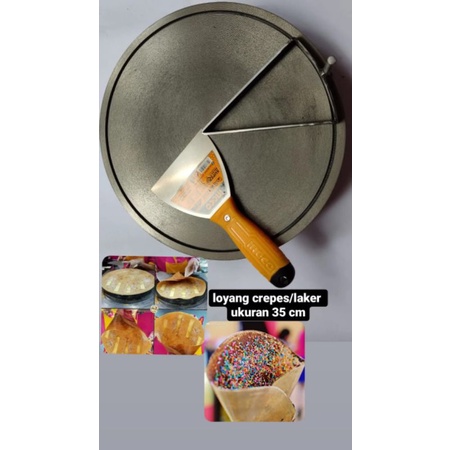 loyang•crepes/leker•asli•baja°silver•35cm