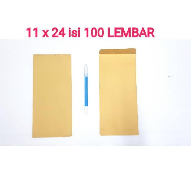 

((BISA COD)) Amplop Coklat Gaji Kabinet Isi 100 Lembar
