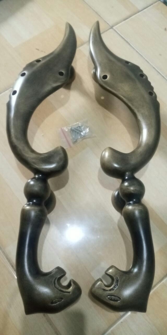 Ter Murah....!!! Handel Pintu Rumah Model Kujang Panjang 50cm