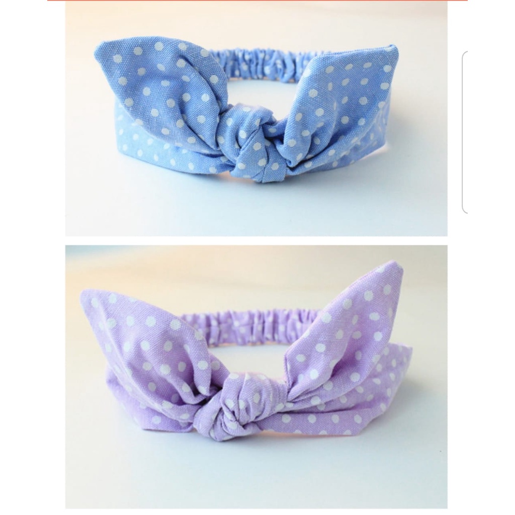 HB 003 Headband Baby/ headband bayi/ Bandana Bayi / Bando Bayi / Bandana Anak / Bando Anak / Headband Anak / Headband Baby Girl New Born/ Bukan Little Palmerhaus Classic Round Knot