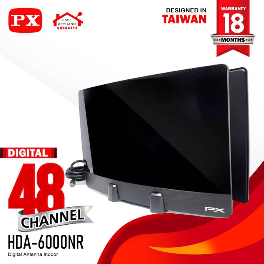 Antena TV Indoor PX HDA-6000NR Digital TV DVB-T2 (Garansi 18 bulan)