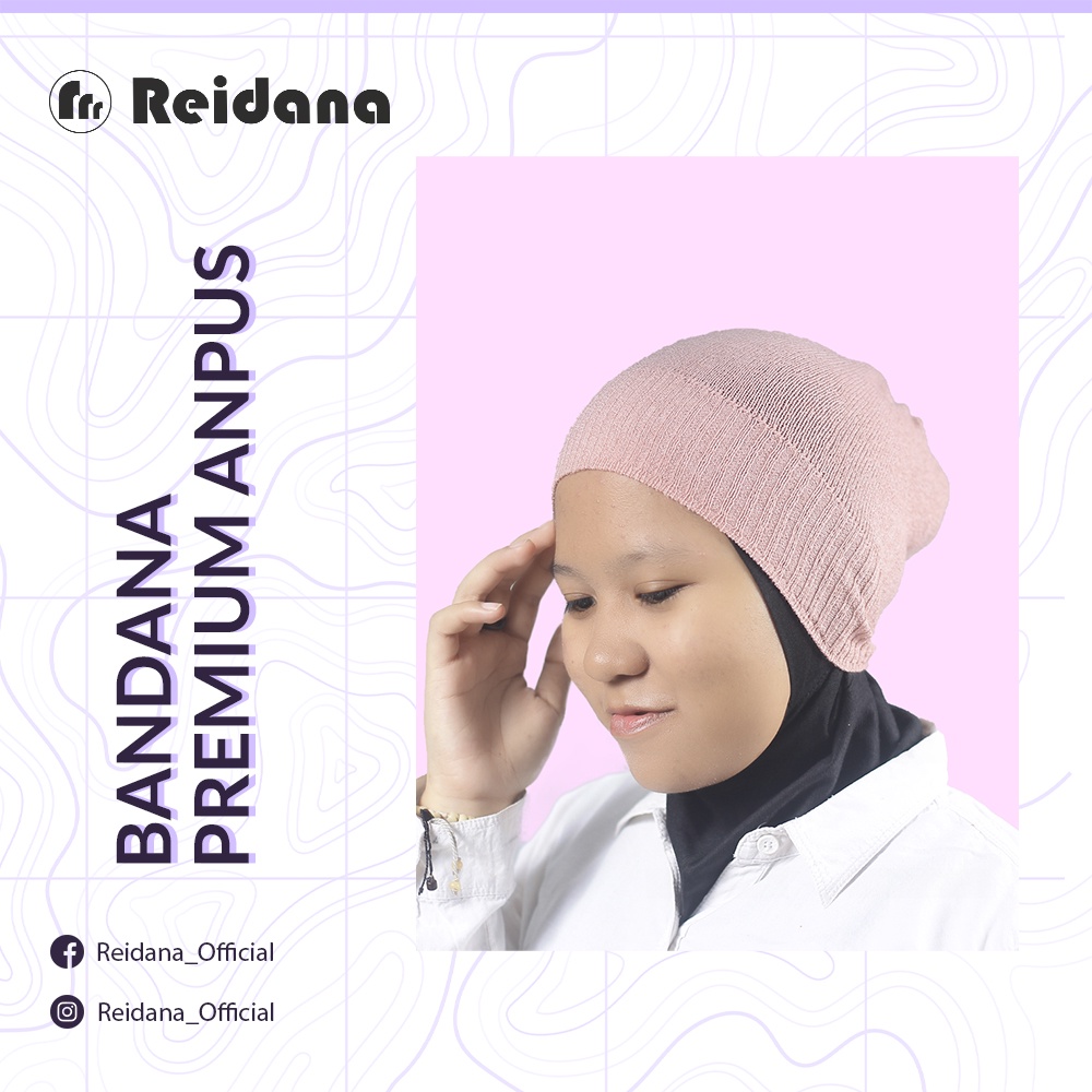 Bandana Bando Ciput Rajut Anti Pusing Premium / Inner hijab / daleman hijab (REIDANA) -