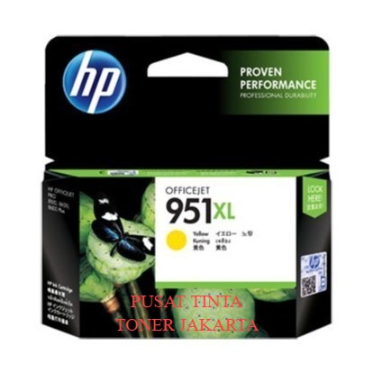Tinta HP 951 XL Yellow = HP Officejet Pro 8100, 8600 plus, 8600