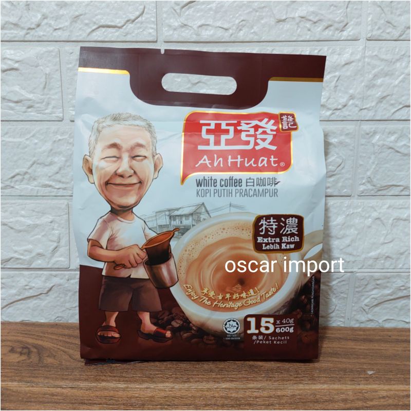 

Ah Huat Extra Rich Coffee isi 15 Ahhuat Malaysia Kopi import