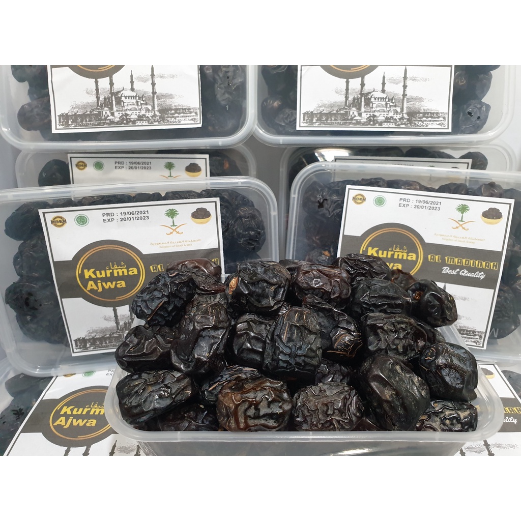 [COD] Kurma AJWA ANAYA Asli 1kg 100% Original Saudi / Kurma Nabi Madinah Premium / Oleh Oleh Haji&amp;Umproh