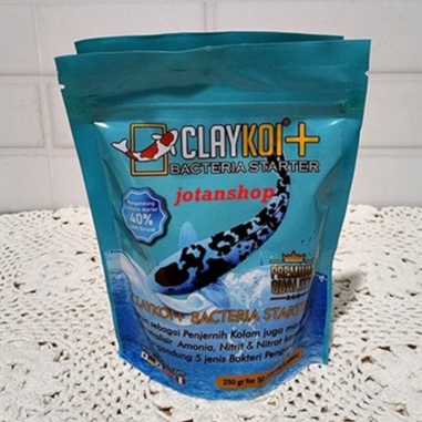 CLAYKOI CLAY KOI PLUS BACTERIA STARTER TOSCA 250gr bakteri stater Kolam Ikan Koi