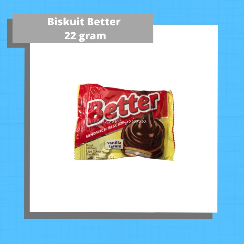 

Biskuit Better Sandwich 22 gram