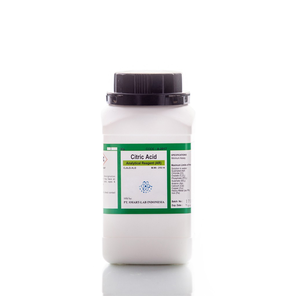 CITRIC ACID MONOHYDRATE 1KG SMART LAB BEST QUALITY