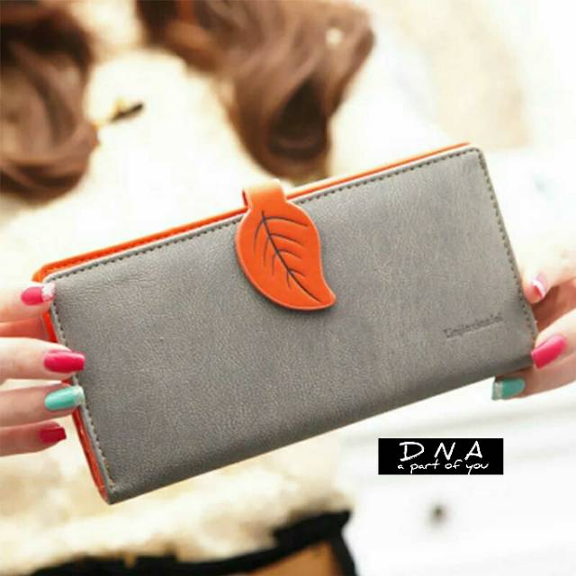 Dompet daun size panjang/ dompet fashion wanita / dompet muraah bisaa CCOD