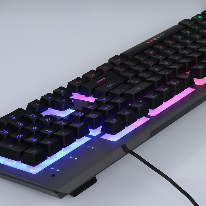 Keyboard Gaming HP K100 RGB Membrane Keyboard &amp; Multimedia Function