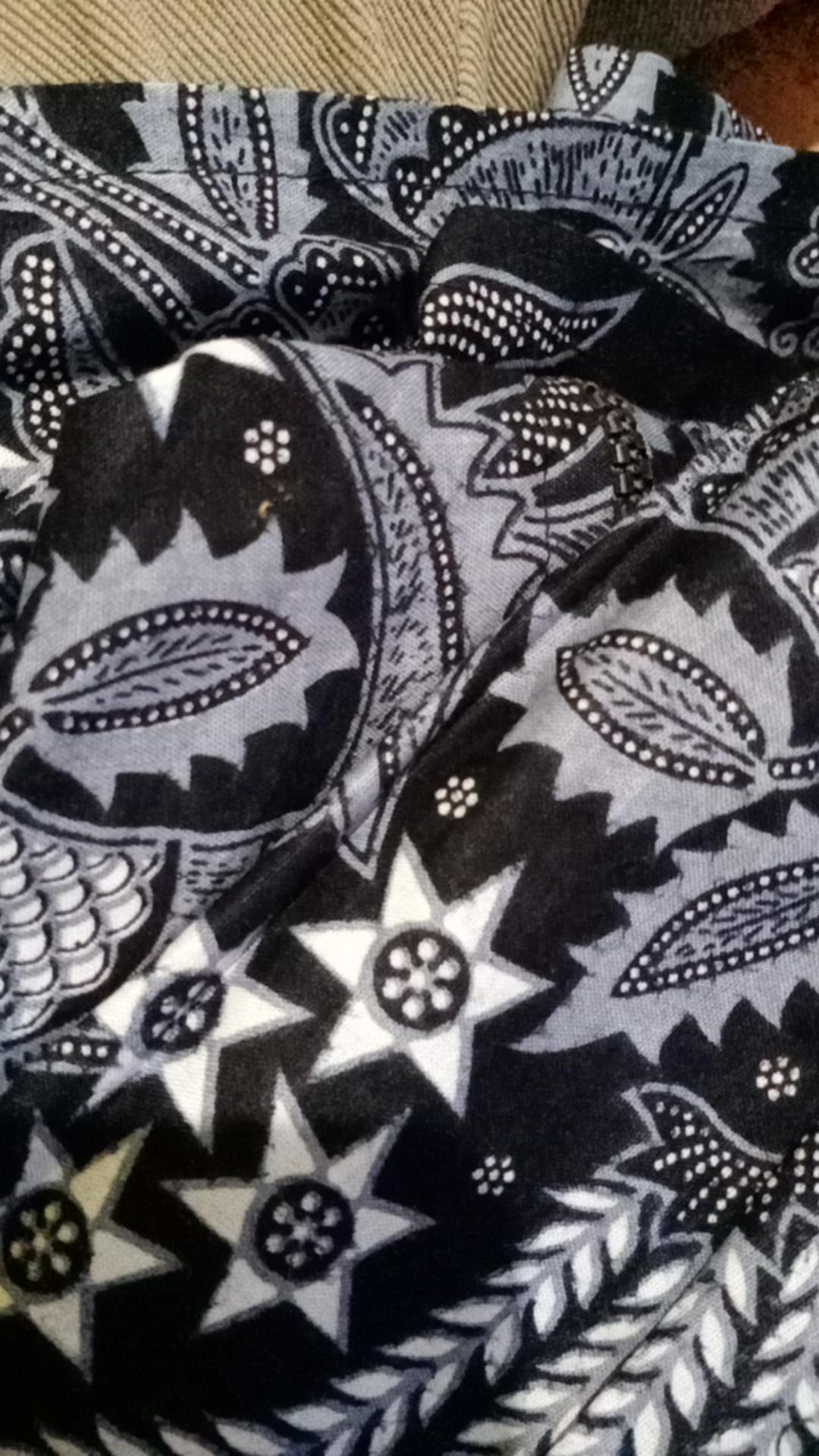 Batik Couple Jumbo Busui Gamis Manggar Abu7