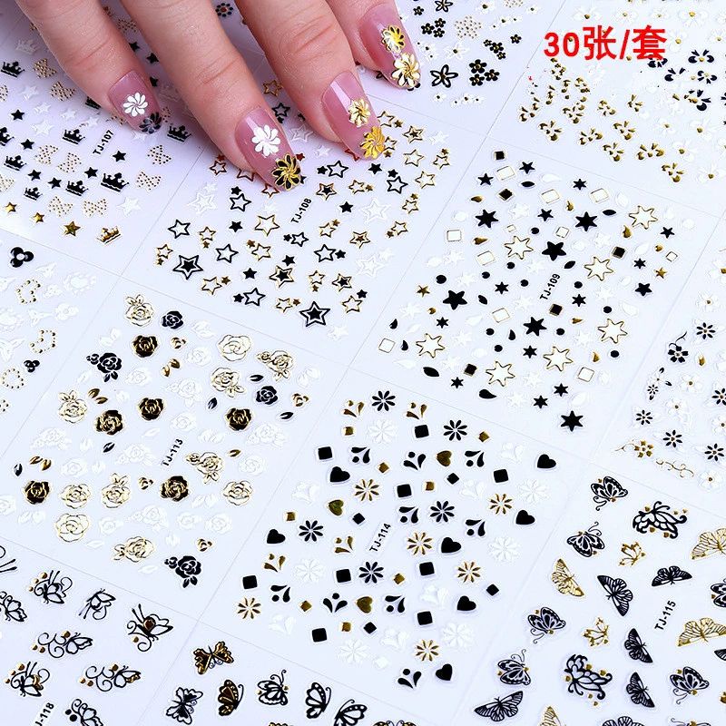 3D Nail Art/ Stiker Kuku 3D/ 3D Nail Seal/ Fimo/ Hiasan Kuku/ Aksesoris Kuku Palsu Nailart