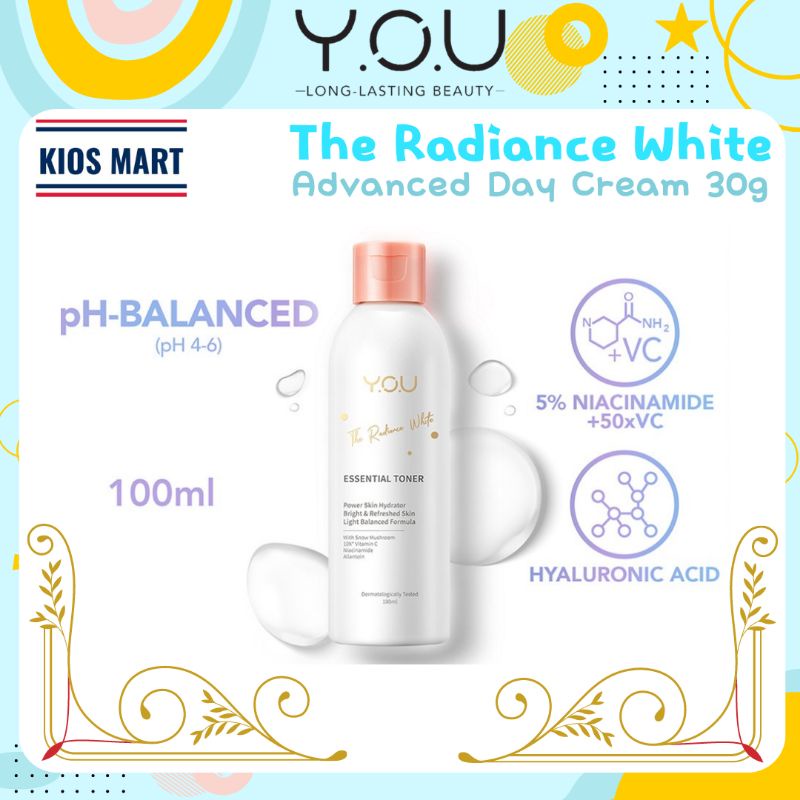 Kosmetik You The Radiance White Essential Toner 100ml