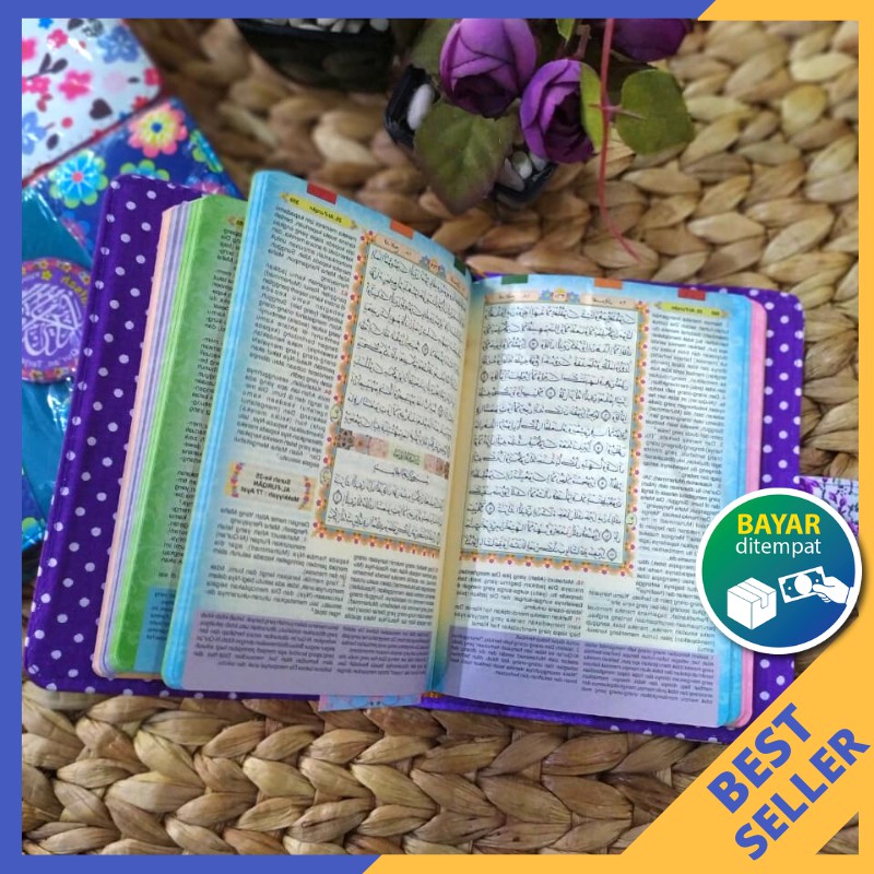 AlQuran Muslimah Sampul Cantik - Alquran Resleting - AlQuran Motif - AlQuran Muslimah Termurah - Cod