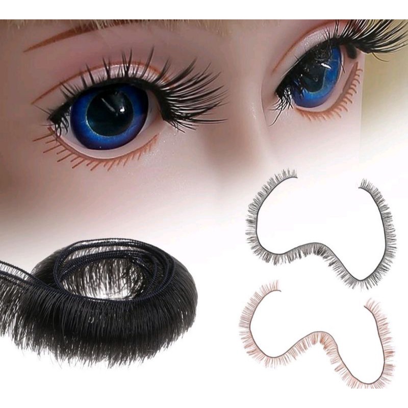 Bulu mata boneka BJD ball joint doll eyelash