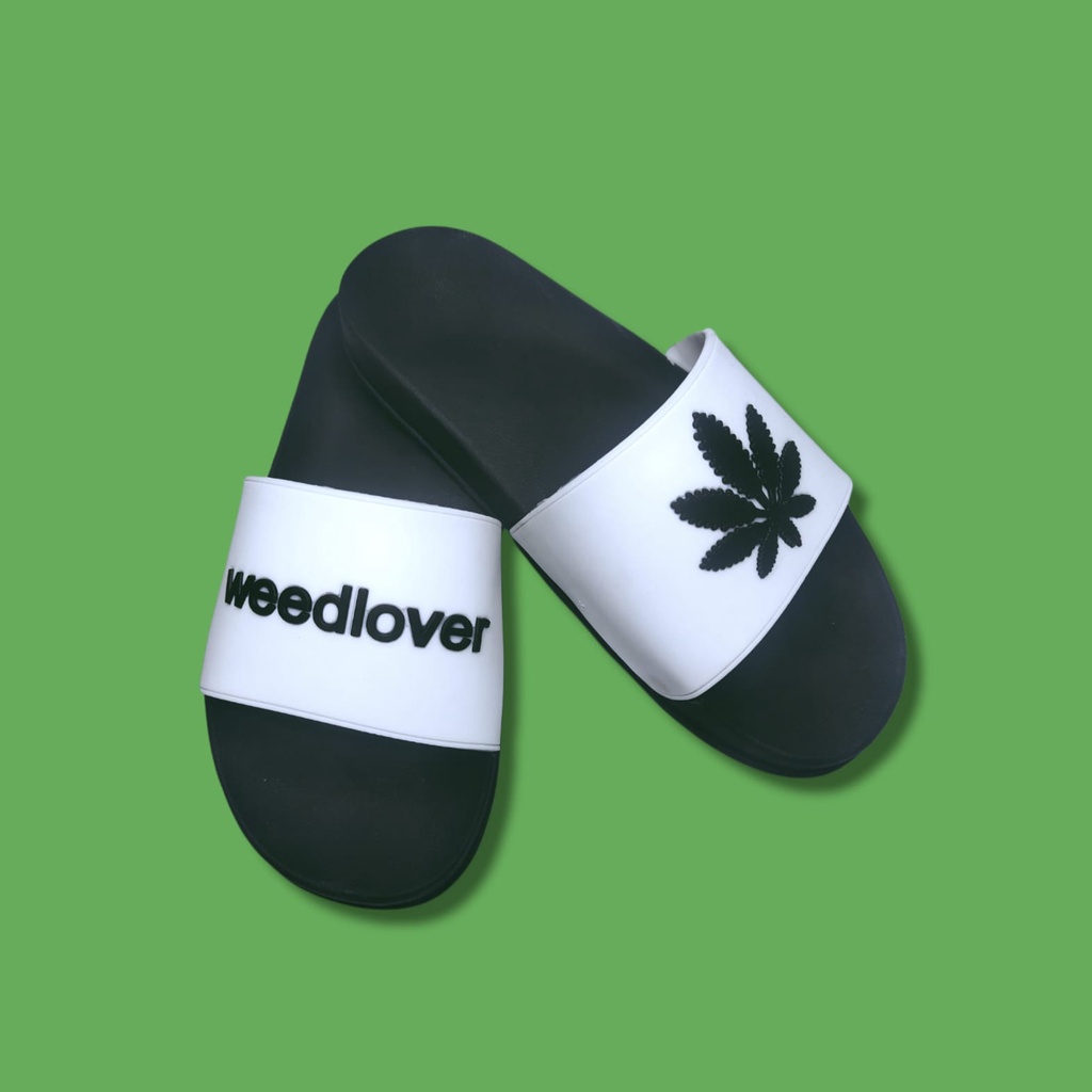 sandal pria slop weedlover terbaru