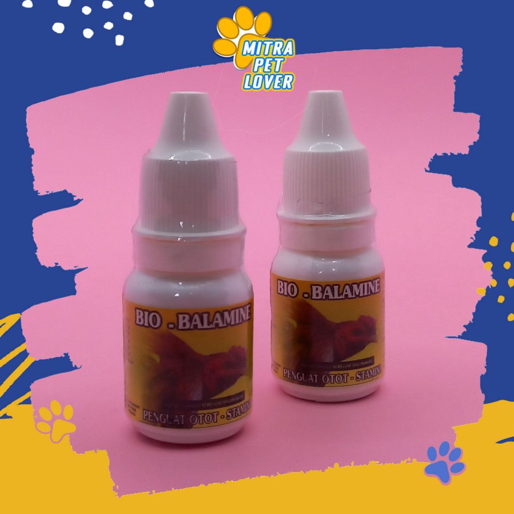 SUPLEMEN PENAMBAH ENERGI STAMINA AYAM ADUAN - BIO BALAMINE 10 ML ORIGINAL - PENAMBAH TENAGA OTOT TULANG SAYAP KAKI NAFAS MENTAL JADI BERANI TIDAK TAKUT - MURAH ASLI GARANSI BERKUALITAS - PET ANIMAL VETERINARY TAMASINDO OBAT &amp; VITAMIN HEWAN MITRAPETLOVER