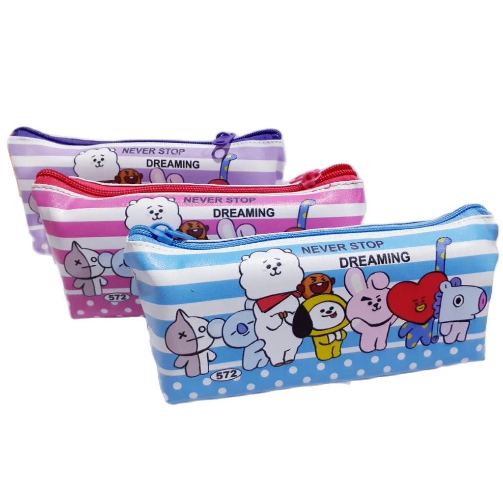 

AS888 - Kotak Pensil Resleting / Pencil Case / Tempat Pensil Ukuran Sedang ( 18 X 4 X 7.5 ) Motif Kartun