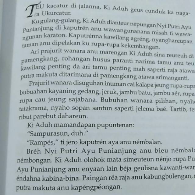 Buku Cerita Sunda / Novel Sunda Putri Ayu Kabandang Ku Kuda Ulin Nyi Saringking - Dongeng Sunda-2