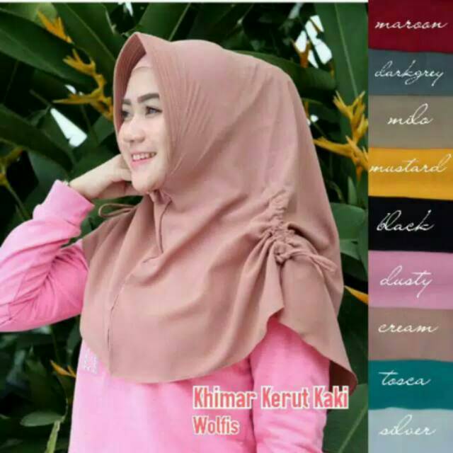 Khimar Serut Pinggir