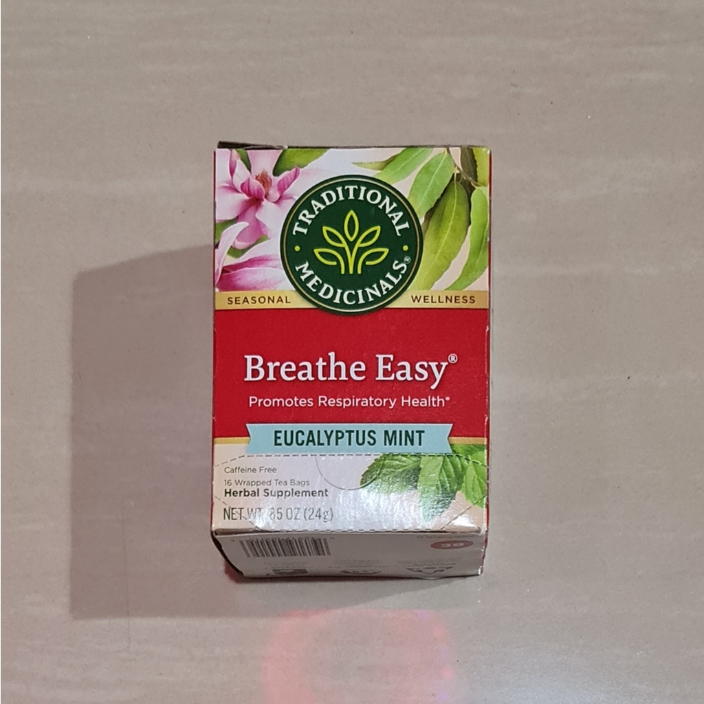 Traditional Medicinals Breathe Easy Eucalyptus Mint 16 x 1.5 Gram