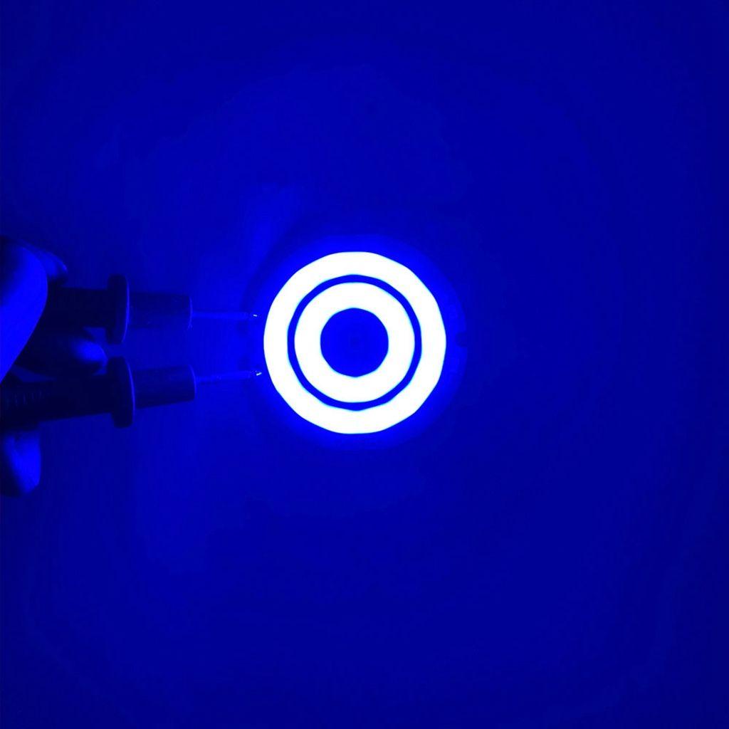 [Elegan] Chip COB 2W DC 3V 4V Double Ring COB Melingkar LED Bulat Hangat/ Dingin/Red/Blue Light COB Lighting