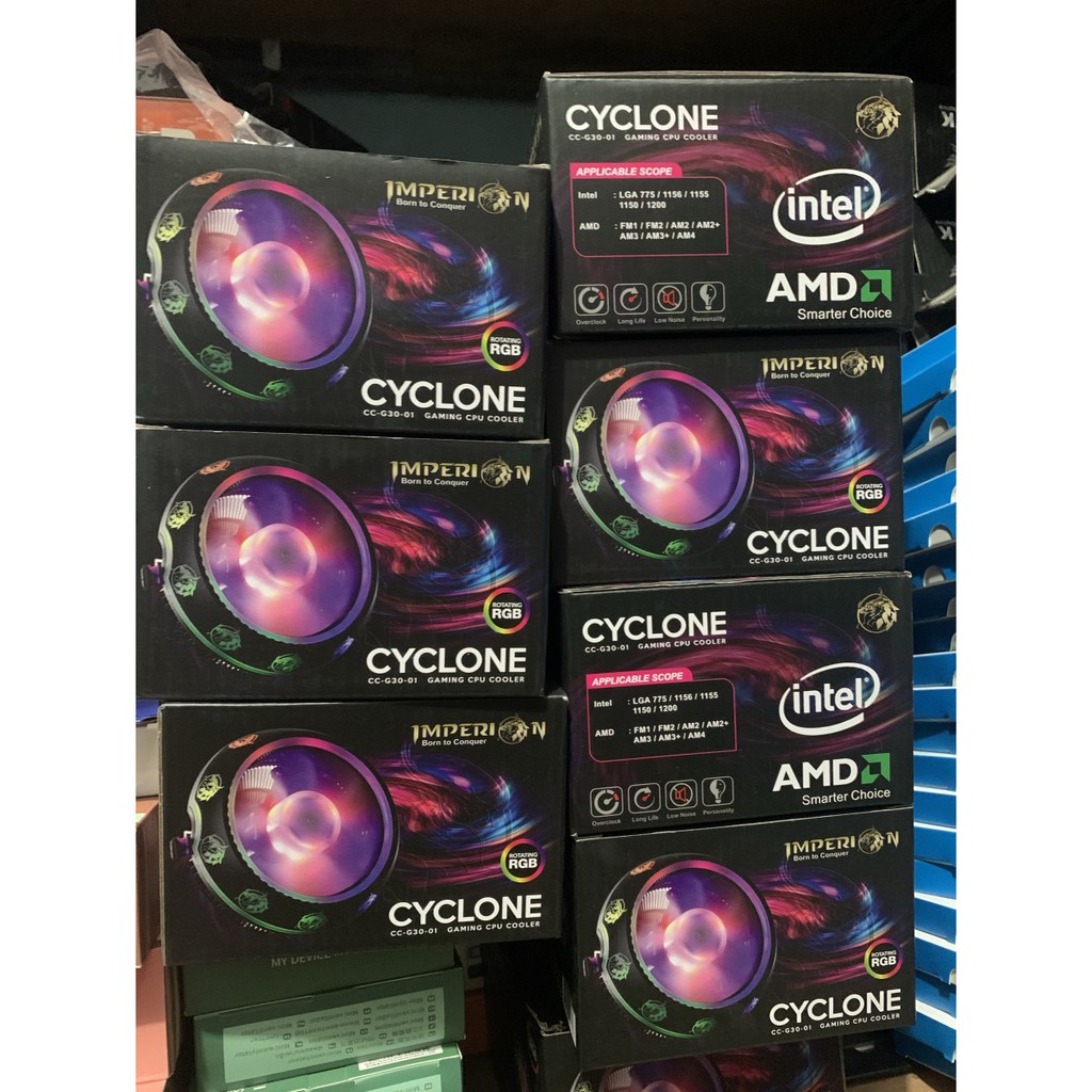 Imperion CPU Cooler CC-G30-01 Cyclone RGB Running LED