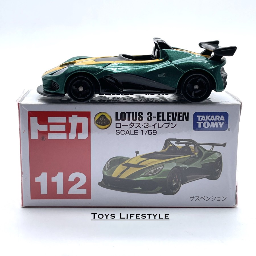 Mobil Tomica Diecast 112 Lotus 3-Eleven
