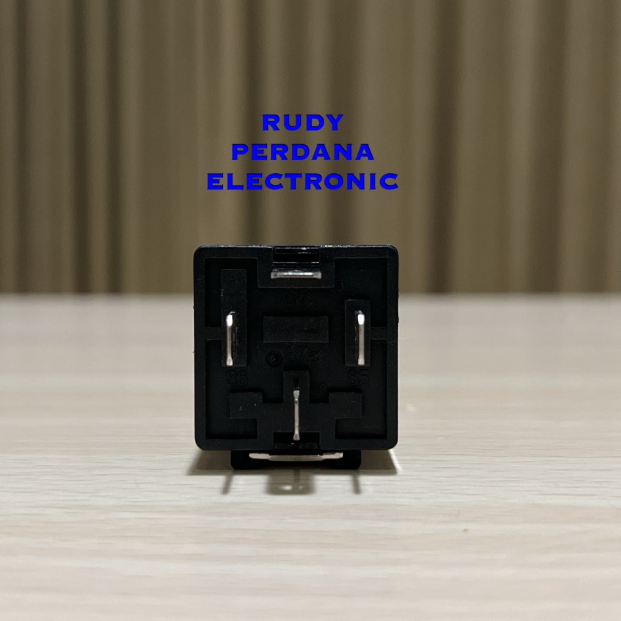RELAY MOBIL LAMPU KLAKSON 4 PIN KAKI 12V 12 VOLT 40A 40 AMPERE