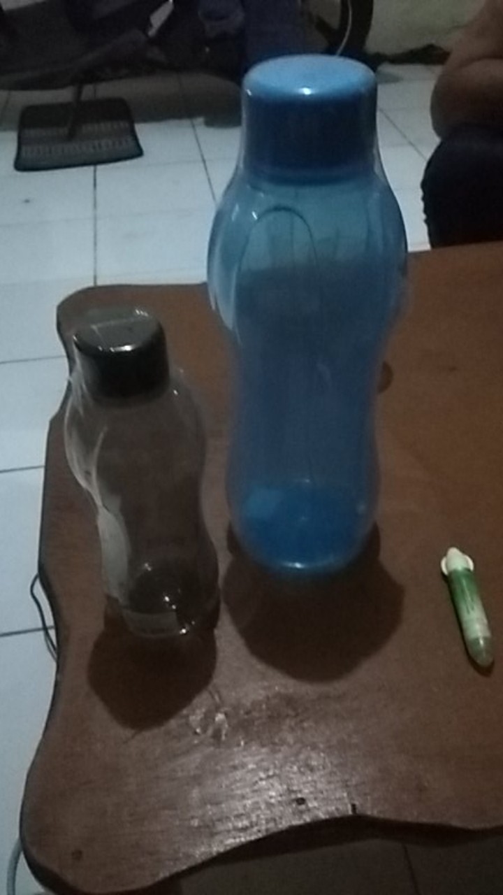 Micton Lion Star Nh-74 Hydro Bottle 500 Ml Botol Minum Plastik Hitam