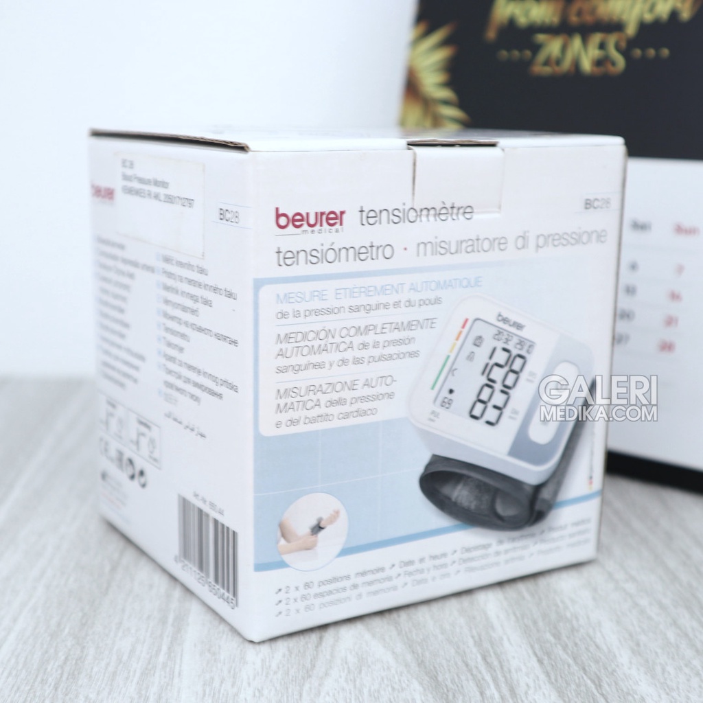 Tensimeter Digital Pergelangan Tangan Beurer BC32 / BC 32 / BC-32 - Alat Ukur Tekanan Darah