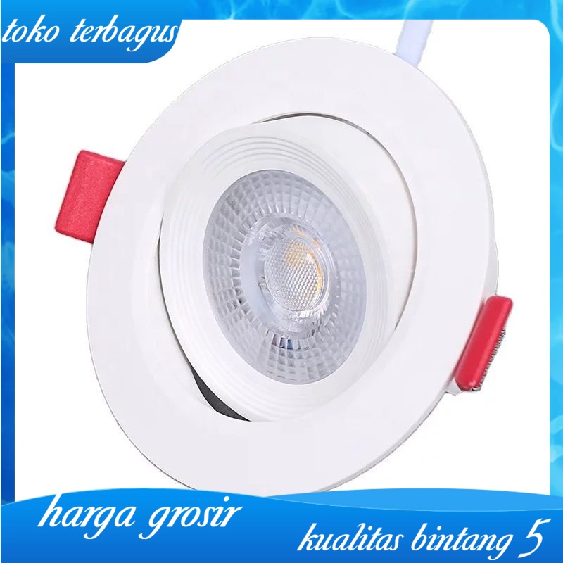 LAMPU LED DOWNLIGHT 5W AWET SUPER TERANG SNI TERMURAH TERLARIS