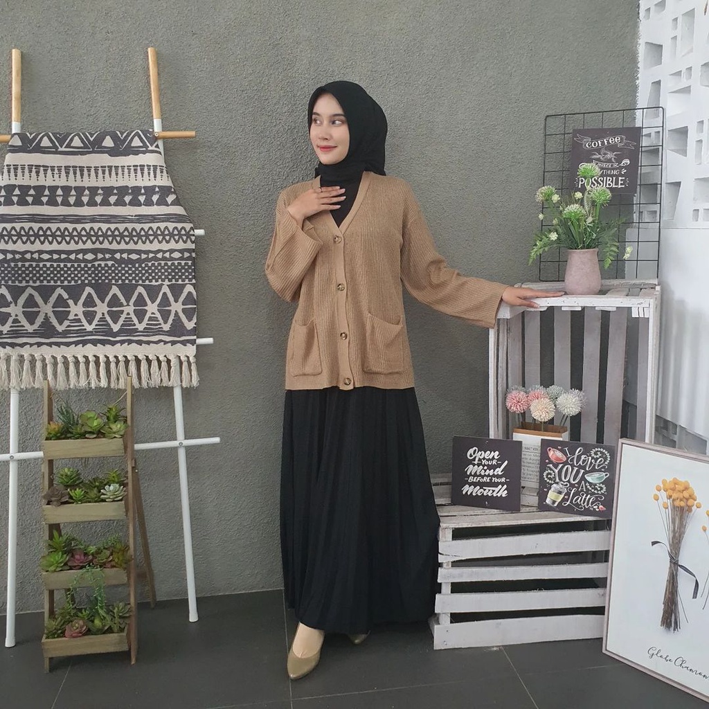 Andalucia Outher Bahan Rajut Ukuran Jumbo / Outher Wanita / Atasan Wanita Rajut / Outher Rajut Lenga