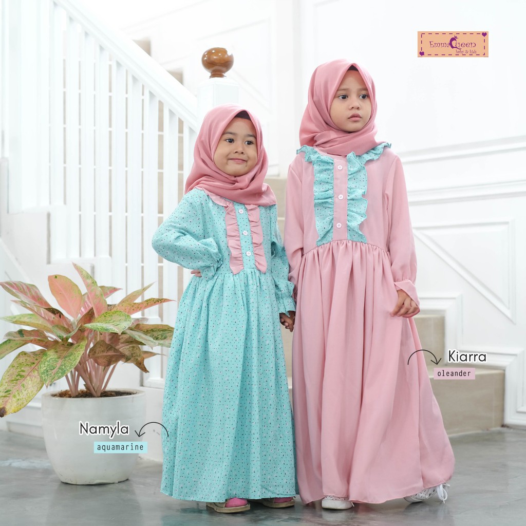 KIARRA KIDS DRESS GAMIS ANAK BY EMMAQUEEN