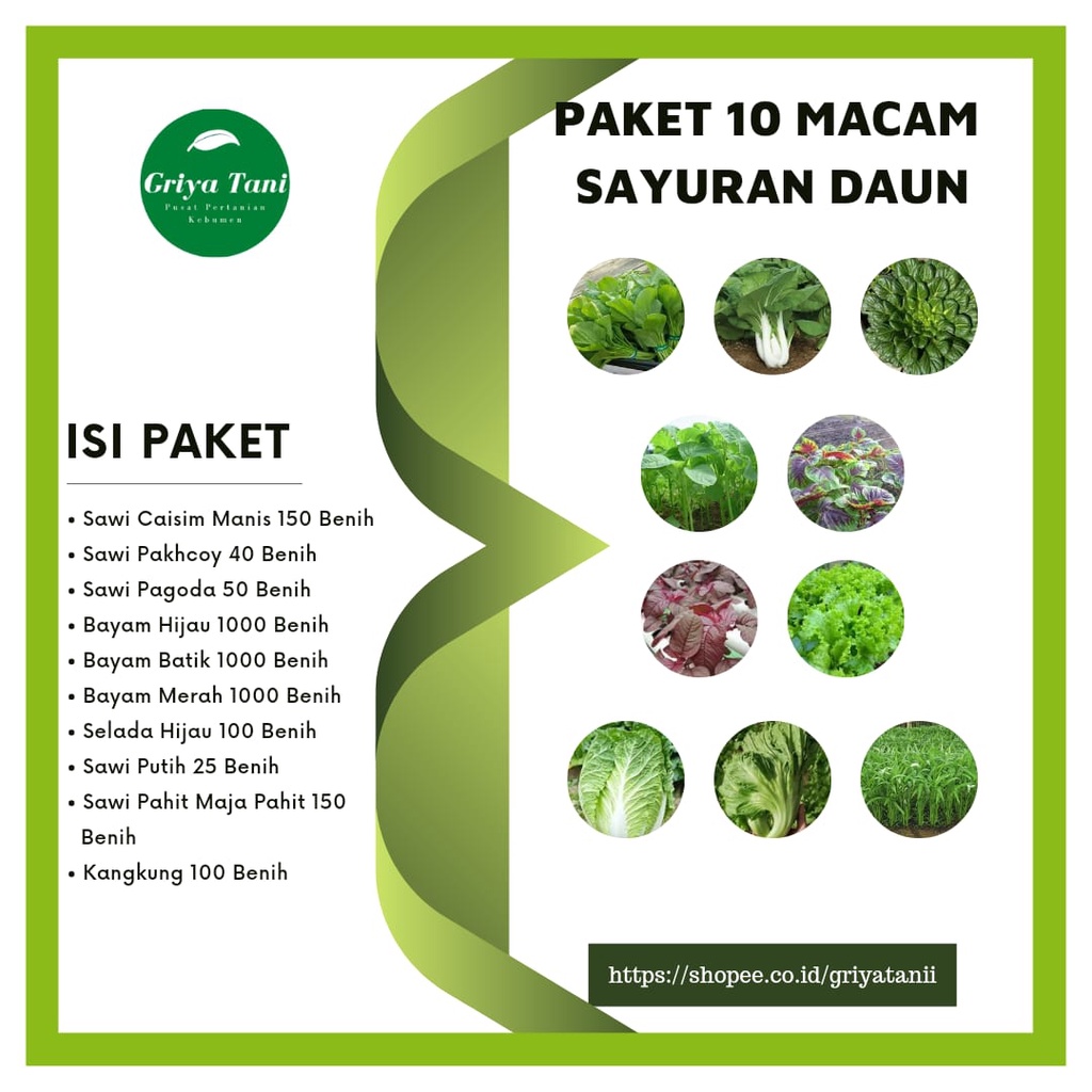 Jual Paket Lengkap Benih Sayuran Rumahan Terlengkap Termurah Paket