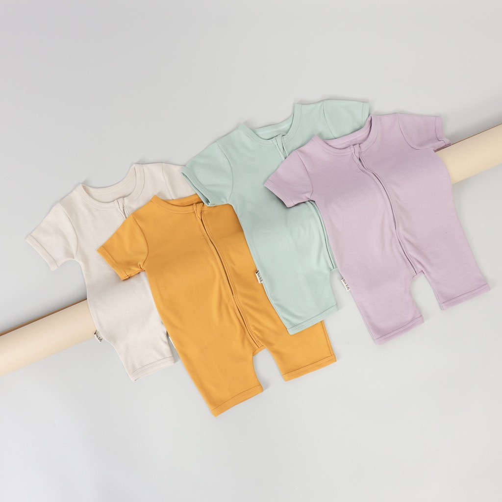 NICE KIDS NICEKIDS PLAYSUIT BABY ZIPPY PLAYSUIT BAYI ROMPER KODOK PENDEK BAYI