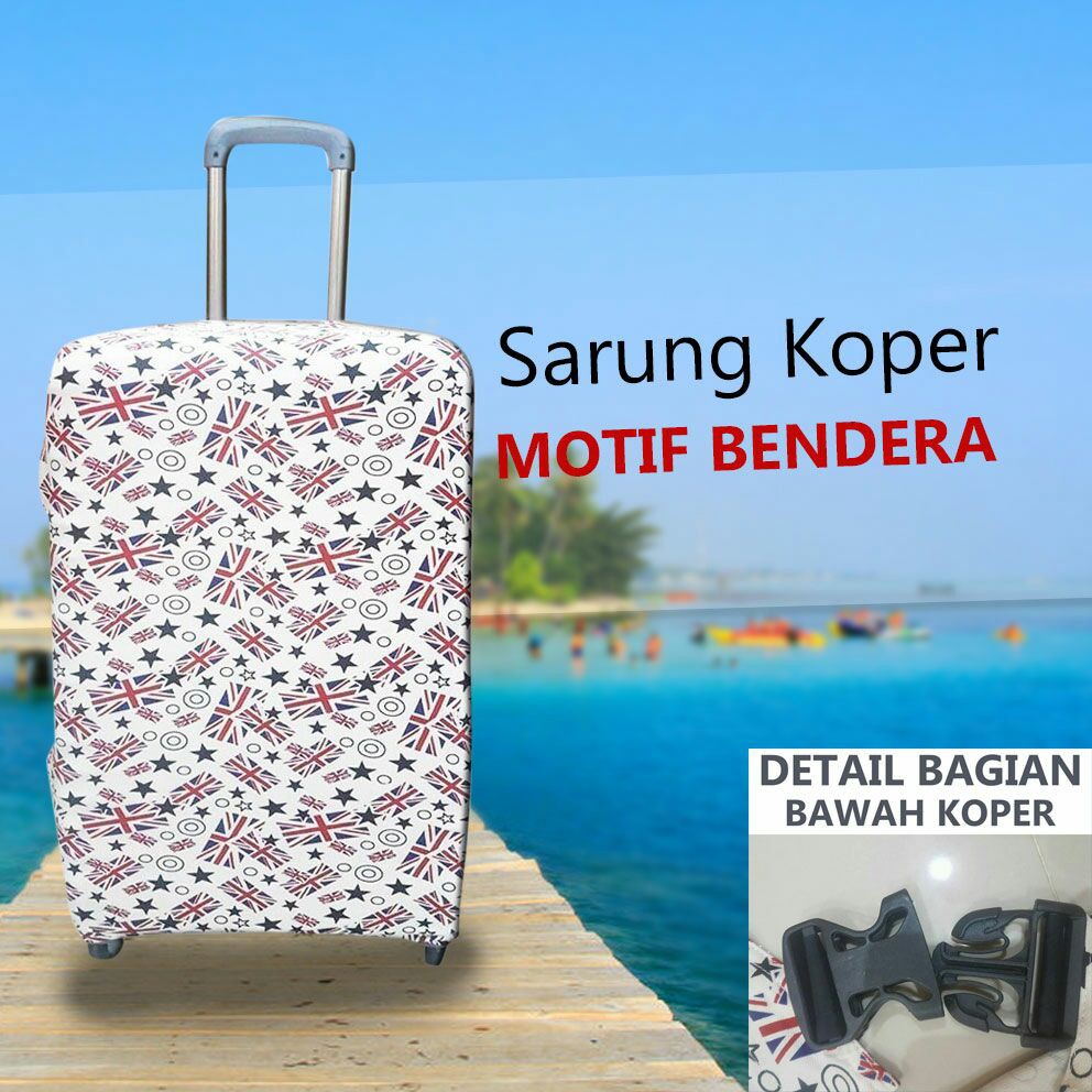 HOT DISCOUNT sarung pelindung koper motif 20 24 28 size S MURAH IMPORT BAGUS BERKUALITAS OZORA