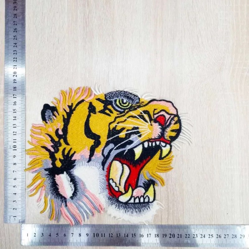 Patch Bordir Macan, BIg Tiger Patches, Impor Premium