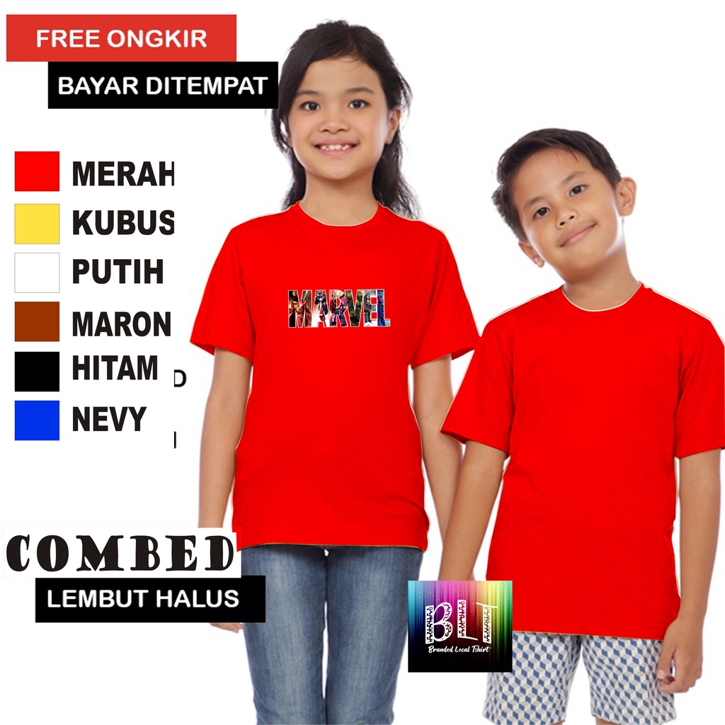 Promo Kaos  MARVEL DTF HENG SUPER HERO AVANGER Anak Anak  Lengan Pendek Combed 30S Atasan Anak2 cowok cewek Kaos Murah kaos anak kartun kaos anak anime kaos anak murah kaos anak hits kaos viral