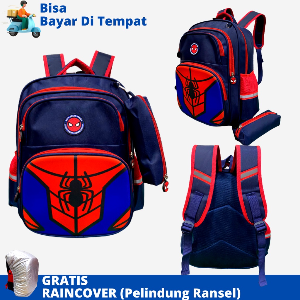 Tas Sekolah Anak SD Import DSTR-1919 Ukuran SD Tas Ransel Anak Tas Anak Laki Laki