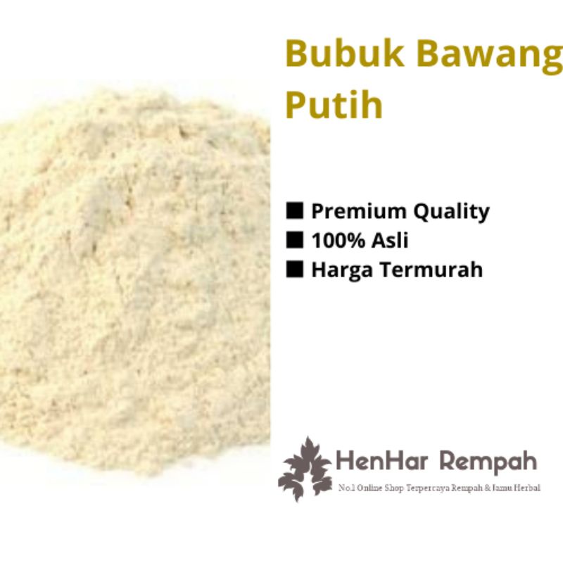 Bawang Putih Bubuk | Garlic Powder Grade A 50 gr &amp; 100 gr