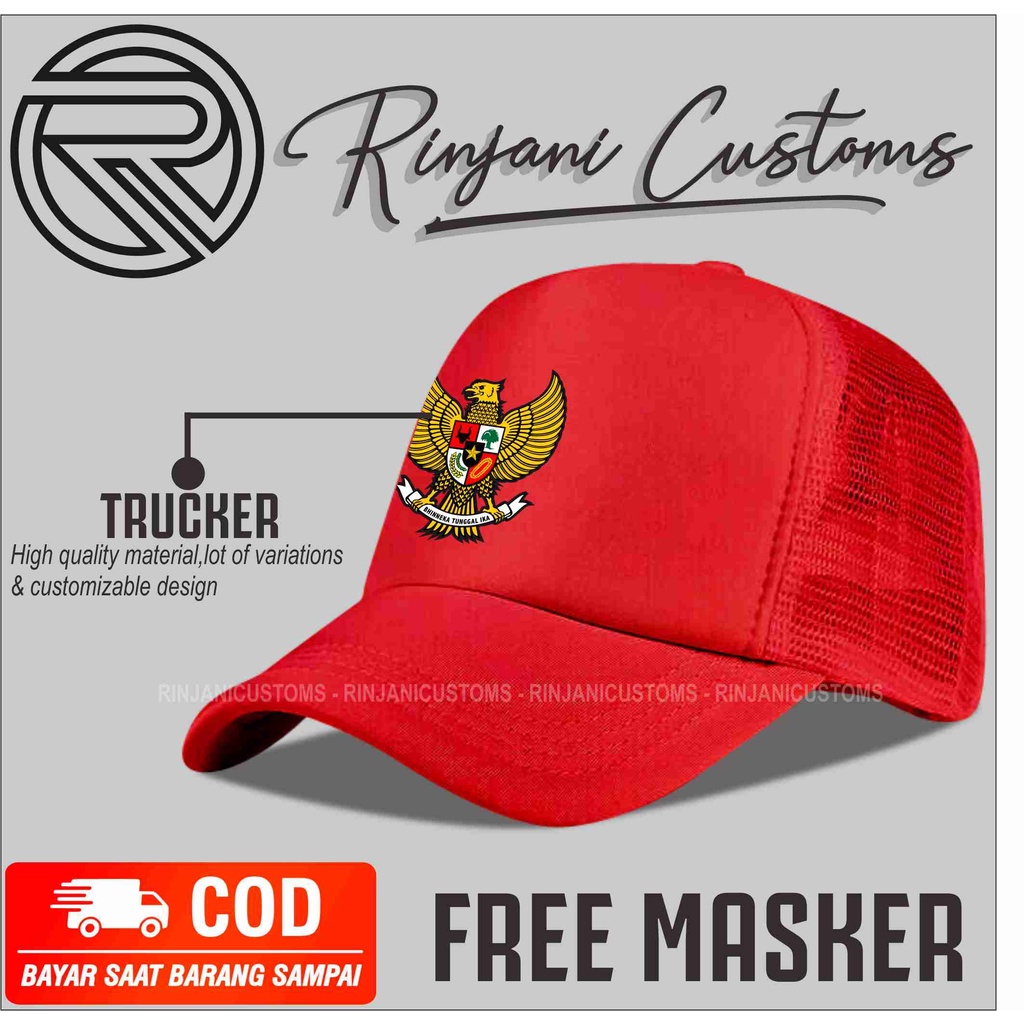 TOPI HUT KEMERDEKAAN RI KE 76 TAHUN ( BISA TAMBAH NAMA ).FREE MASKER