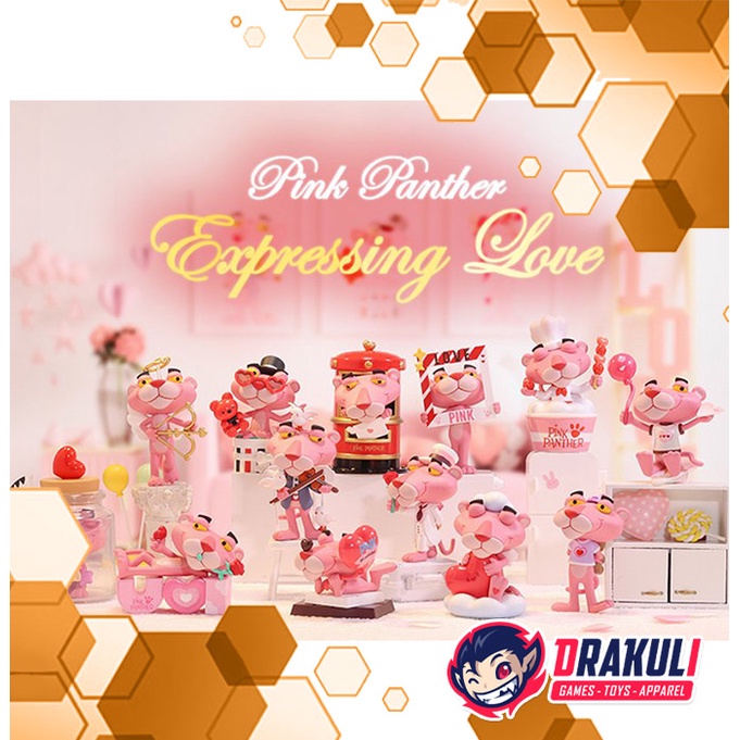 Toys Pop Mart Pink Panther Expressing Love Blind Box (Assorted)