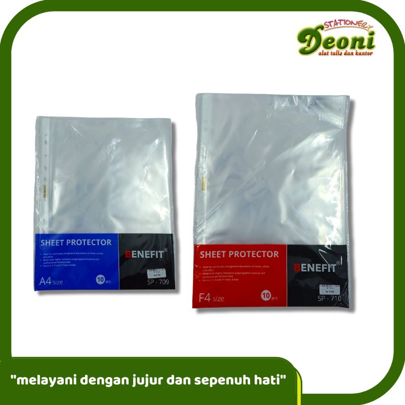 

BENEFIT Sheet Protector