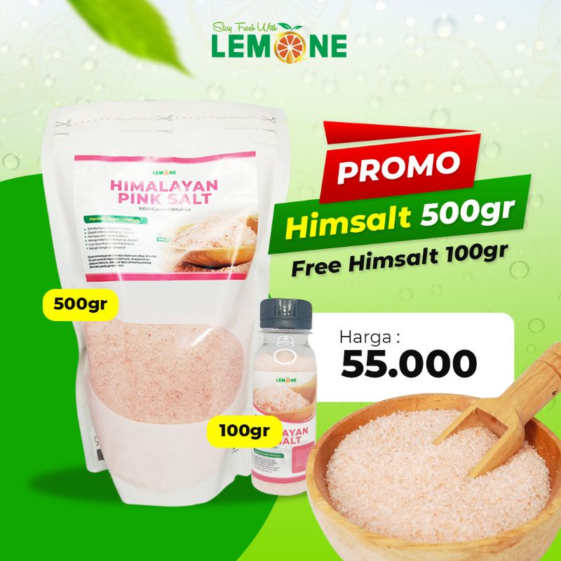 

Garam Himalaya - Himalayan Salt - Himasalt = Promo Garam Himalaya Buy 1 Get 2