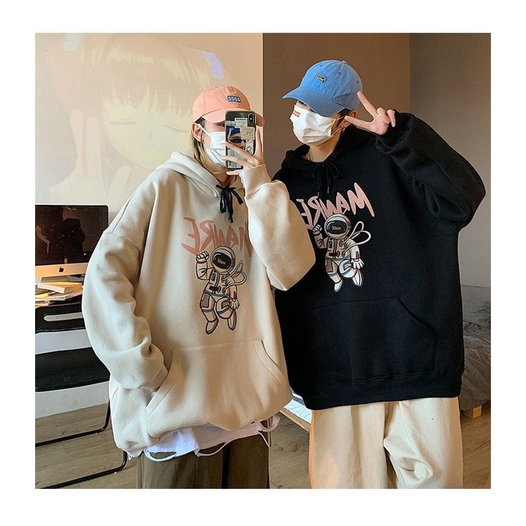 HOODIE COUPLE MANRE NOUT SIZE M - XXL / HOODIE UNISEX TEBAL