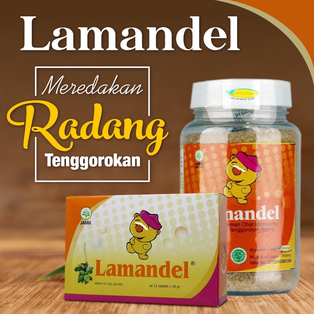 

Lamandel Bubuk Obat Herbal Atasi Amandel BOTOL | KEMASAN BARU