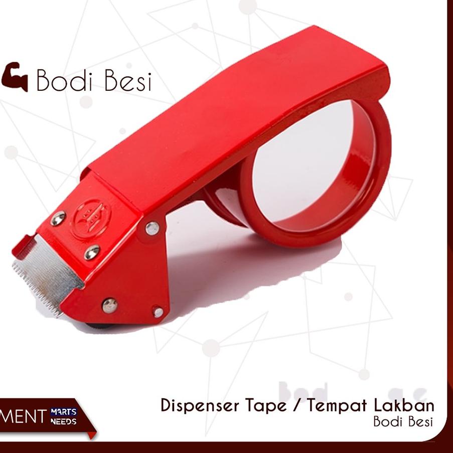 

Kekinian Dispenser Tape Tempat Pemotong Lakban Bodi Besi Tajam MURAH .,