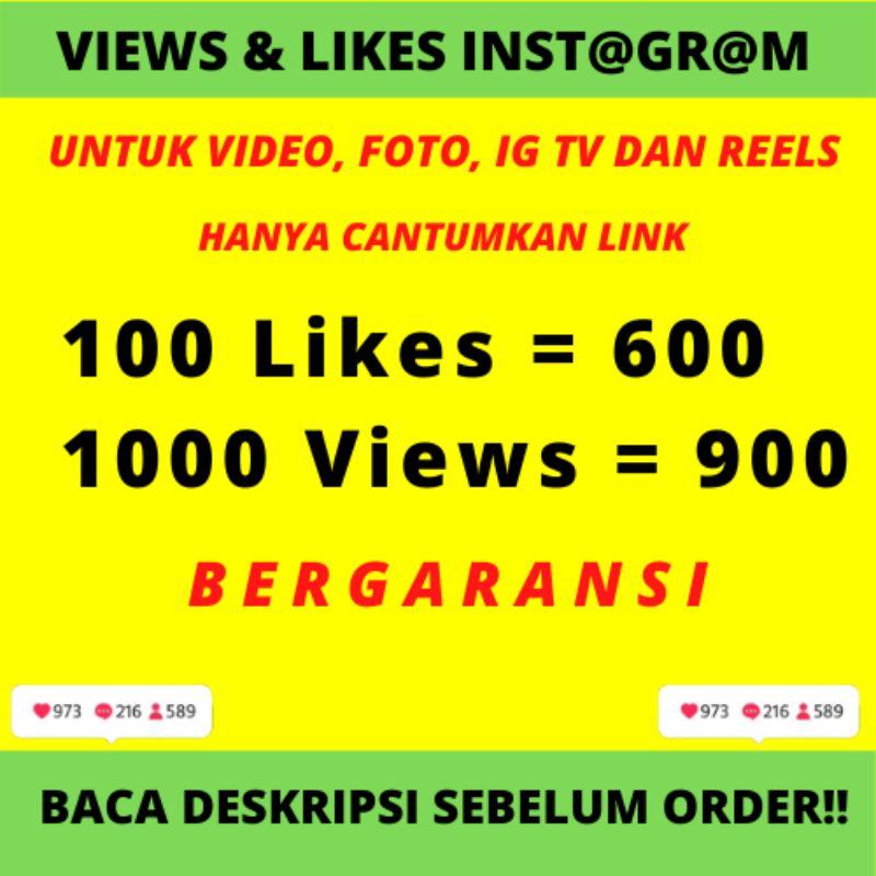 Instagram Likes  Indonesia Instagram Views Bergaransi Instgram Likes Bergaransi Instagram Likes Mura